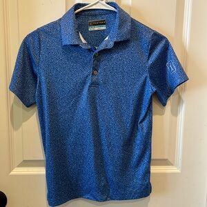 PGA Tour Blue Youth Golf Polo Shirt